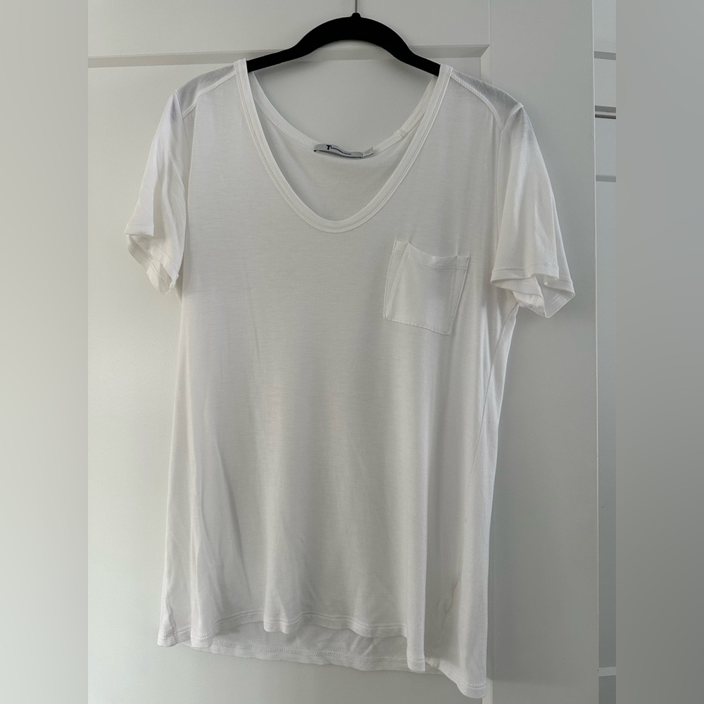 T By Alexander Wang White Short Sleeve Tee XS